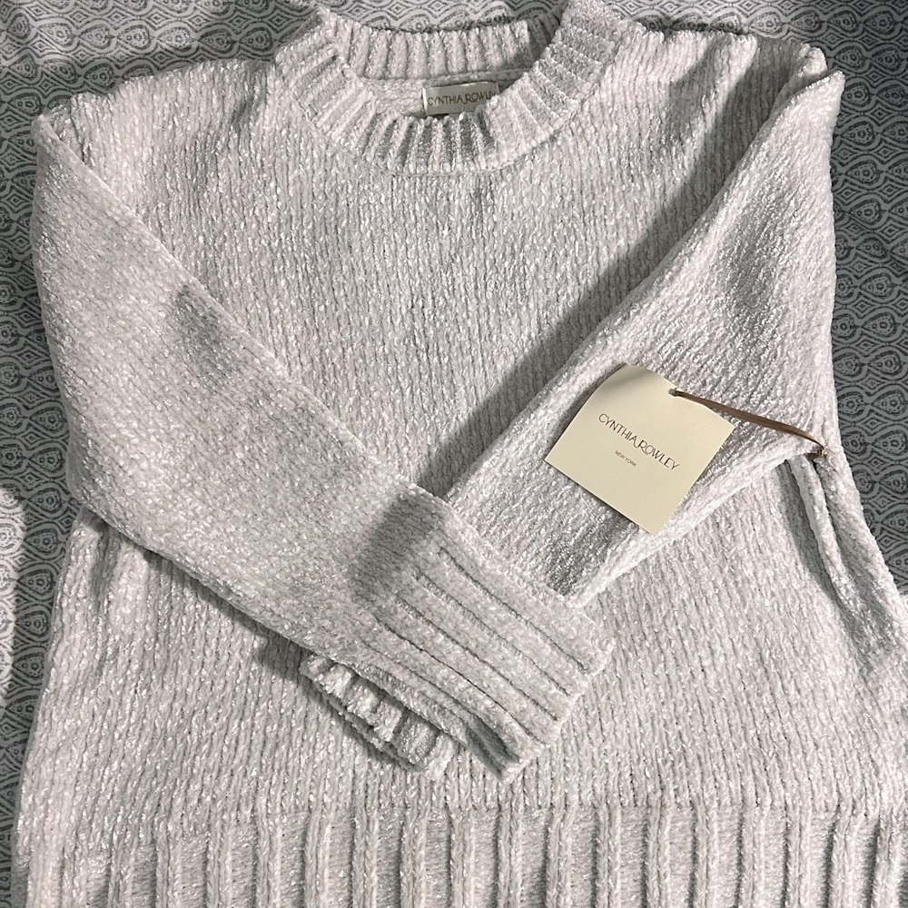 Soft, fuzzy, cozy sweater!